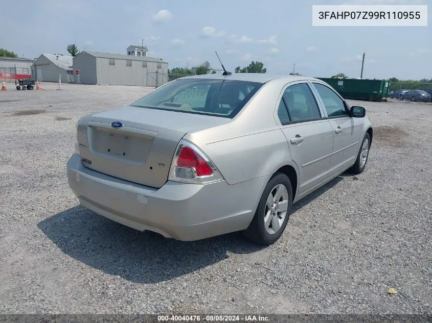 3FAHP07Z99R110955 2009 Ford Fusion Se