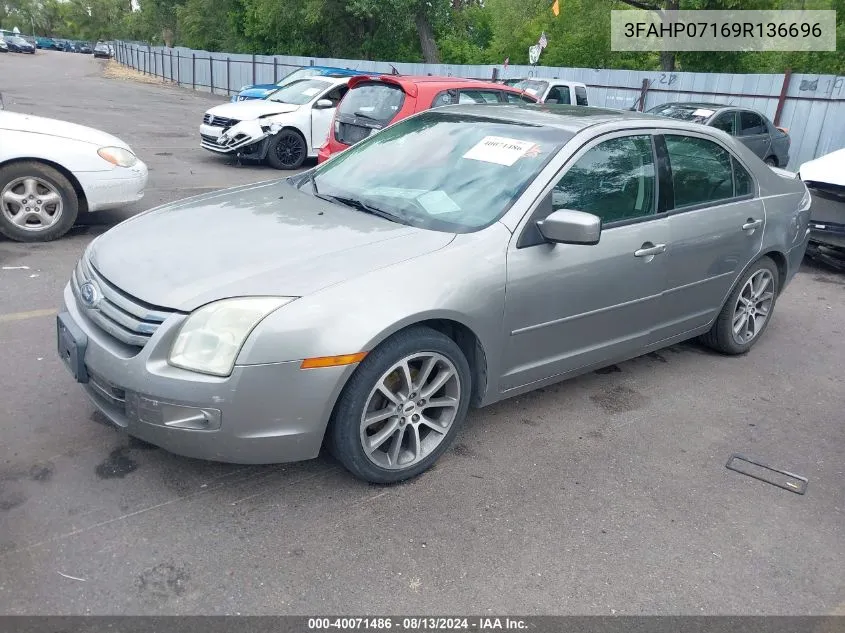 3FAHP07169R136696 2009 Ford Fusion Se