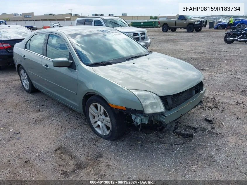 3FAHP08159R183734 2009 Ford Fusion Sel