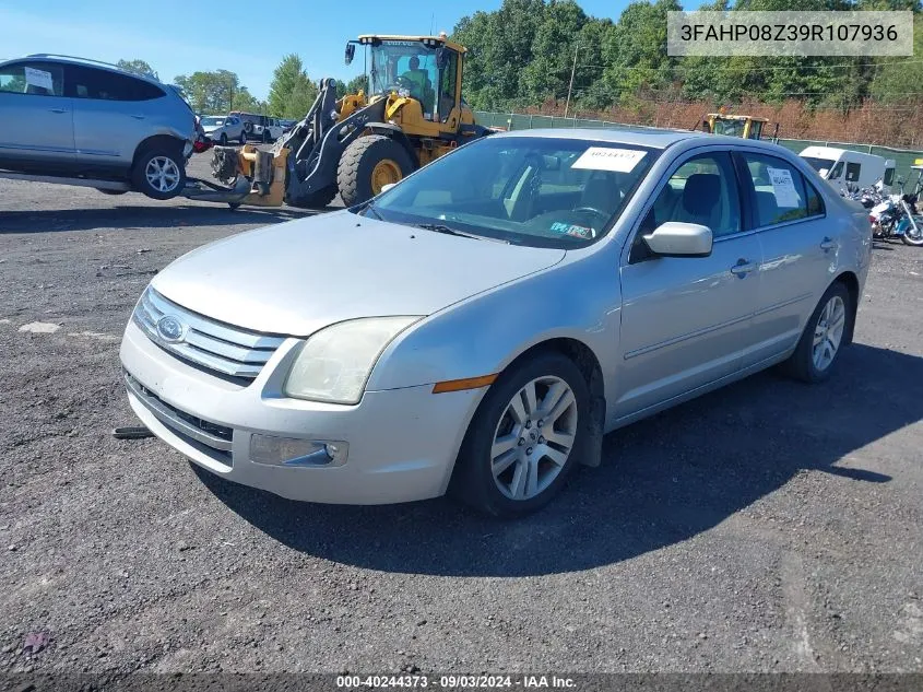 2009 Ford Fusion Sel VIN: 3FAHP08Z39R107936 Lot: 40244373