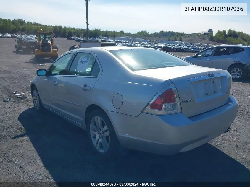 3FAHP08Z39R107936 2009 Ford Fusion Sel