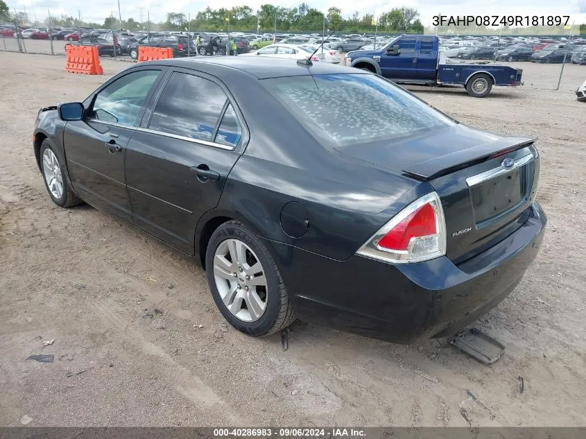 3FAHP08Z49R181897 2009 Ford Fusion Sel