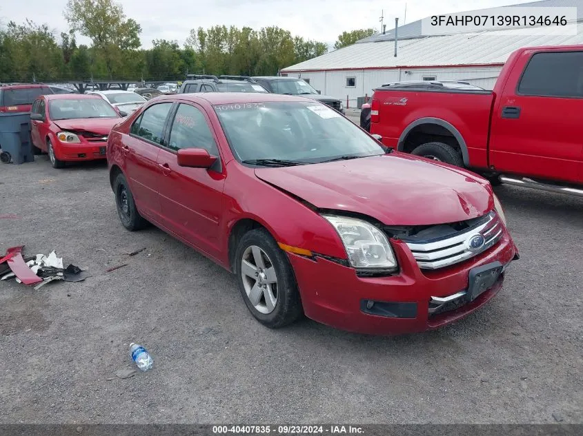 3FAHP07139R134646 2009 Ford Fusion Se