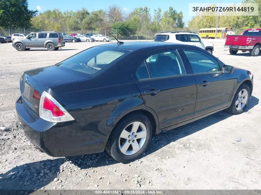 3FAHP07Z69R144819 2009 Ford Fusion Se