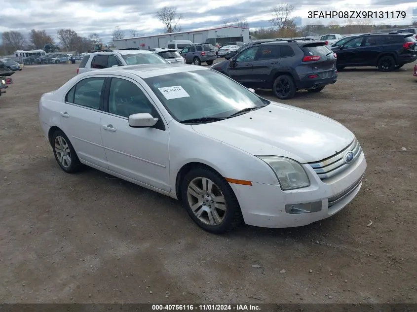 2009 Ford Fusion Sel VIN: 3FAHP08ZX9R131179 Lot: 40756116