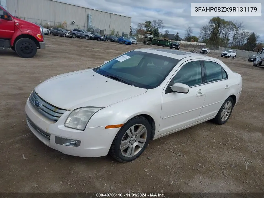 2009 Ford Fusion Sel VIN: 3FAHP08ZX9R131179 Lot: 40756116