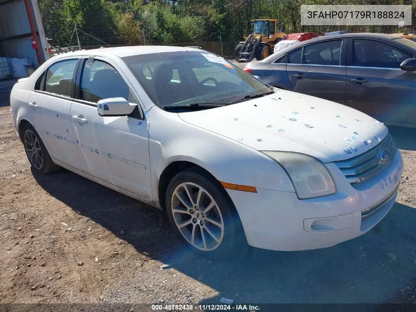 2009 Ford Fusion Se VIN: 3FAHP07179R188824 Lot: 40782438