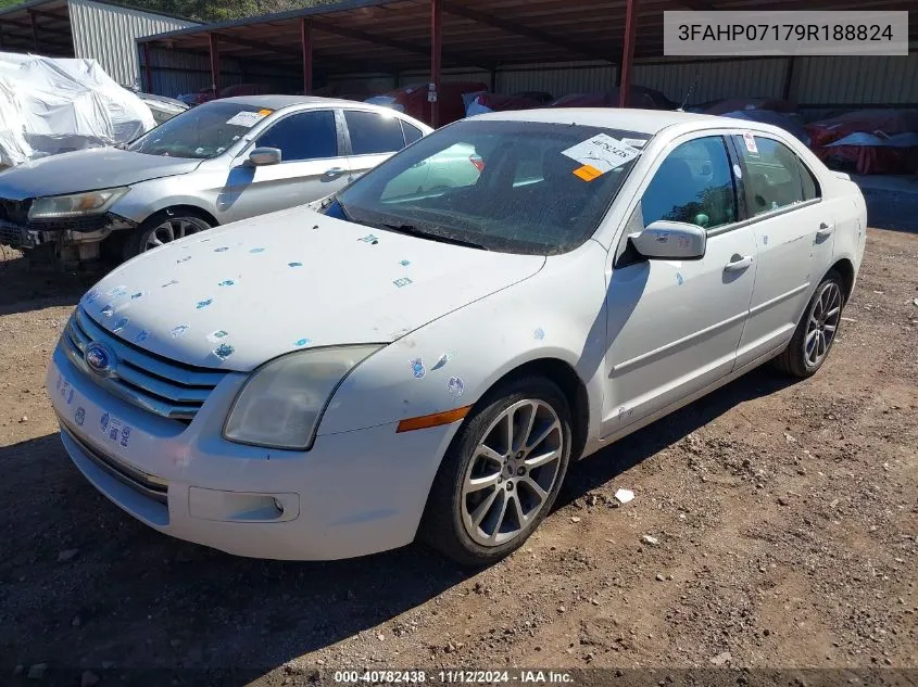 2009 Ford Fusion Se VIN: 3FAHP07179R188824 Lot: 40782438