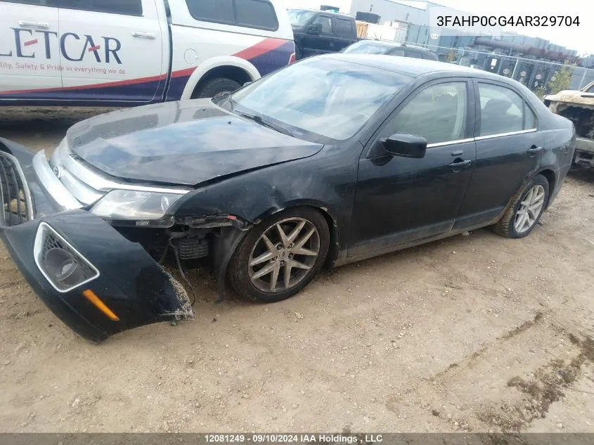 2010 Ford Fusion VIN: 3FAHP0CG4AR329704 Lot: 12081249