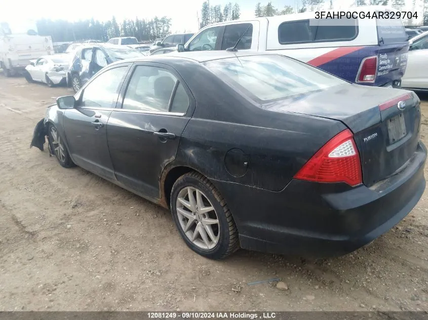 2010 Ford Fusion VIN: 3FAHP0CG4AR329704 Lot: 12081249