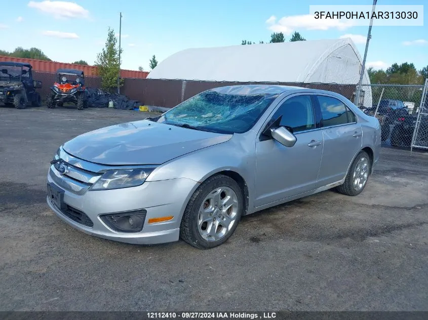 2010 Ford Fusion VIN: 3FAHP0HA1AR313030 Lot: 12112410