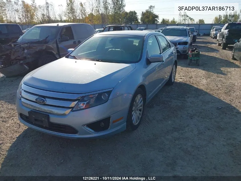 2010 Ford Fusion Hybrid VIN: 3FADP0L37AR186713 Lot: 12126221