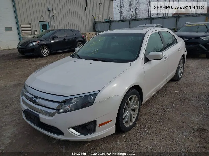 2010 Ford Fusion VIN: 3FAHP0JA6AR204413 Lot: 12137660