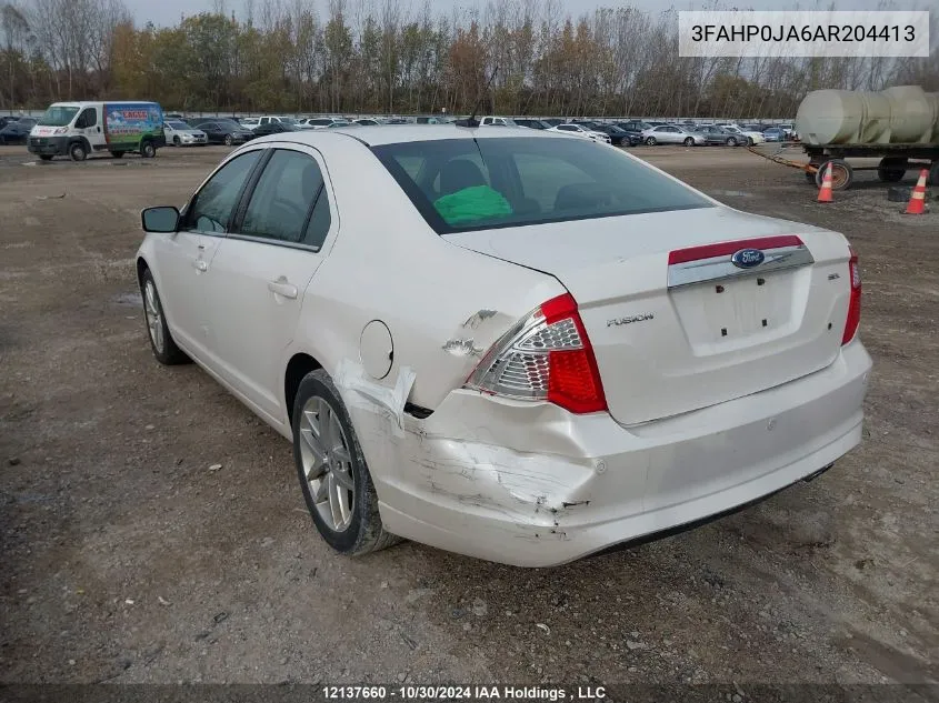 2010 Ford Fusion VIN: 3FAHP0JA6AR204413 Lot: 12137660