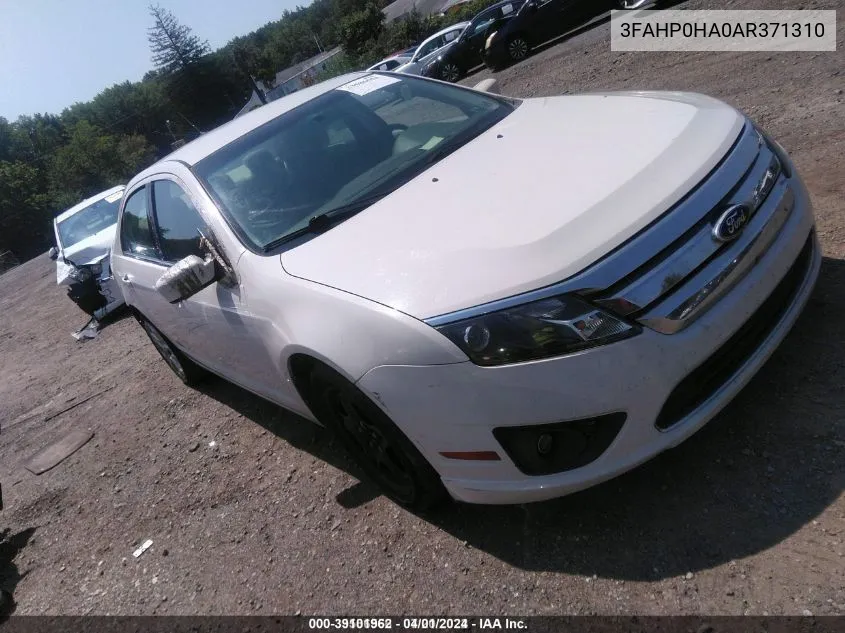 3FAHP0HA0AR371310 2010 Ford Fusion Se