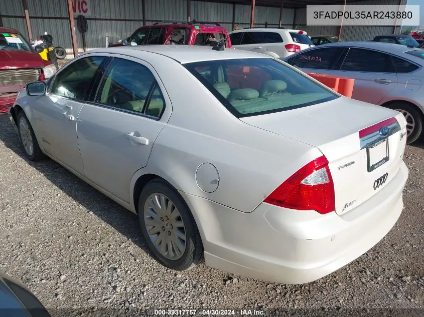 3FADP0L35AR243880 2010 Ford Fusion Hybrid