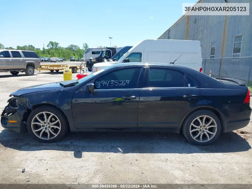 3FAHP0HGXAR205123 2010 Ford Fusion Se