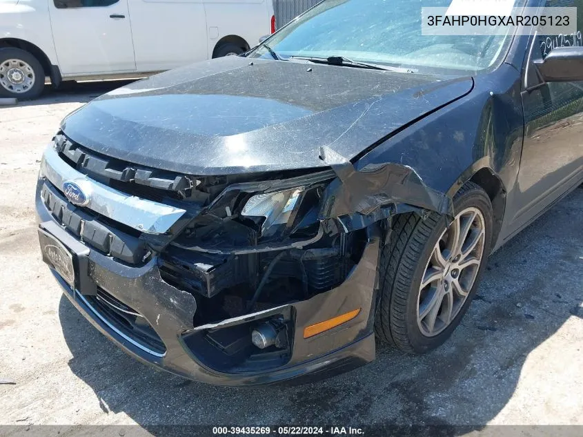 3FAHP0HGXAR205123 2010 Ford Fusion Se