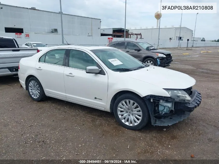 3FADP0L38AR210808 2010 Ford Fusion Hybrid