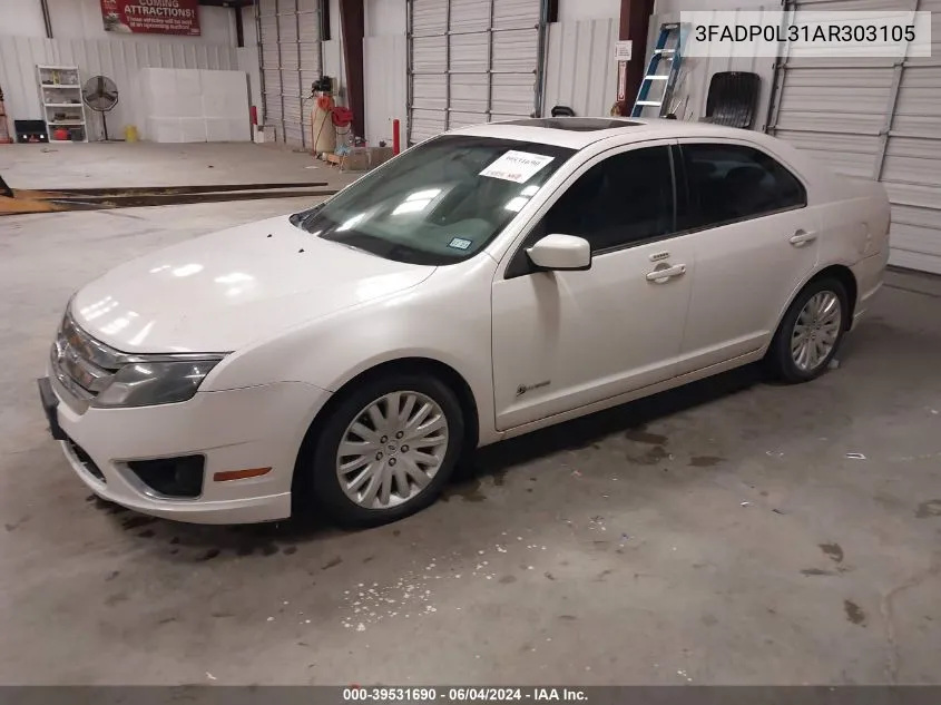 3FADP0L31AR303105 2010 Ford Fusion Hybrid