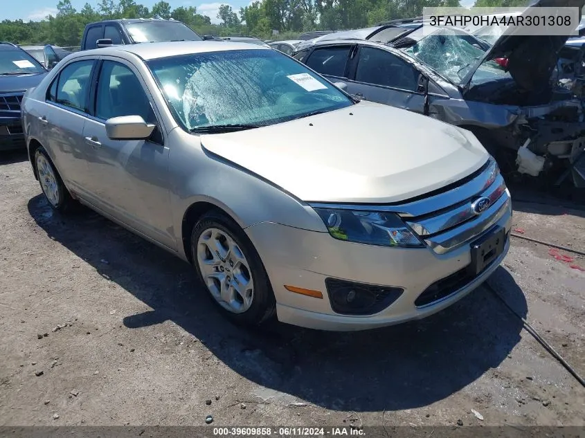 2010 Ford Fusion Se VIN: 3FAHP0HA4AR301308 Lot: 39609858