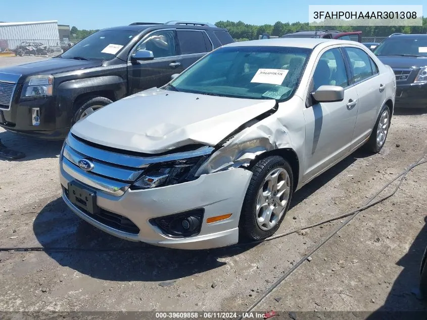 3FAHP0HA4AR301308 2010 Ford Fusion Se