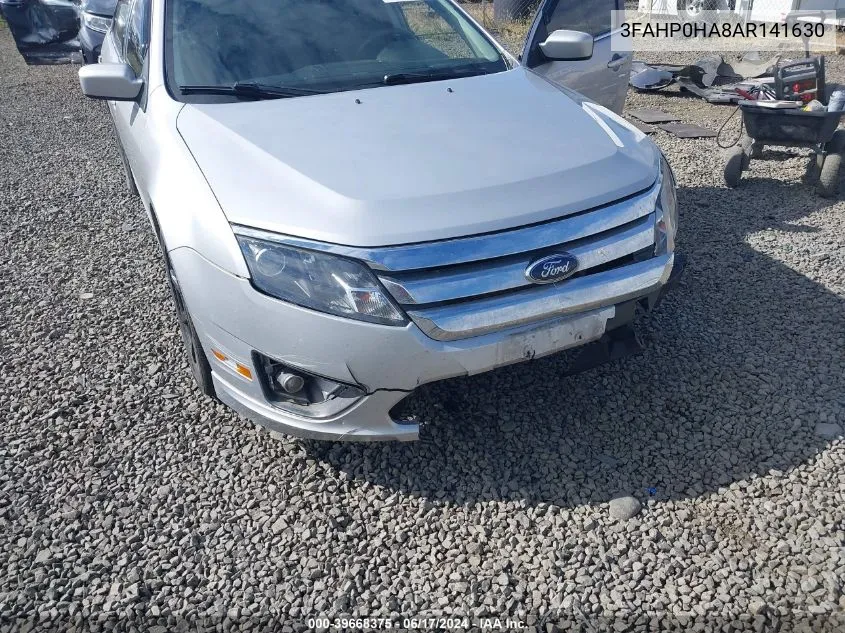 2010 Ford Fusion Se VIN: 3FAHP0HA8AR141630 Lot: 39668375