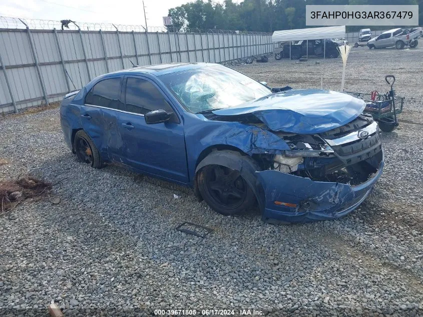 2010 Ford Fusion Se VIN: 3FAHP0HG3AR367479 Lot: 39671805