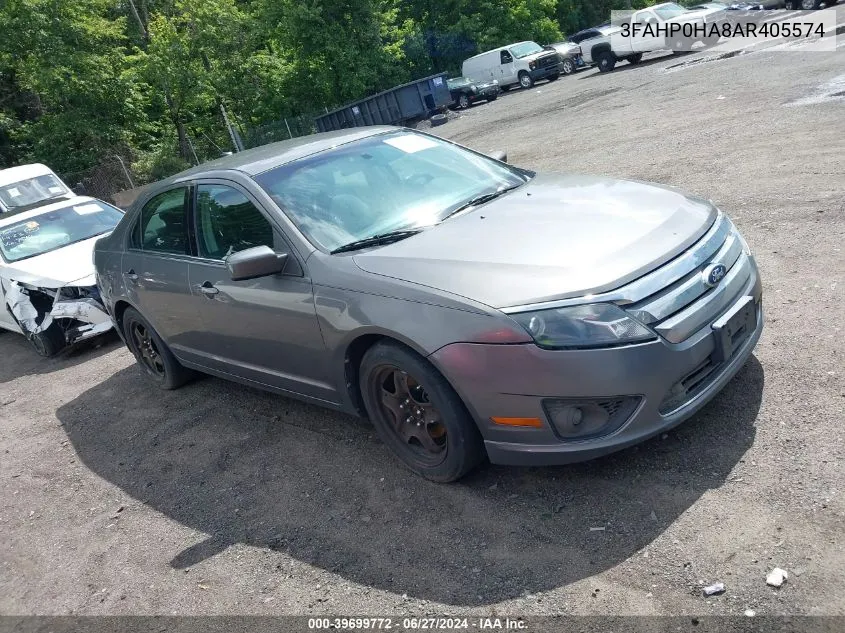 2010 Ford Fusion Se VIN: 3FAHP0HA8AR405574 Lot: 39699772