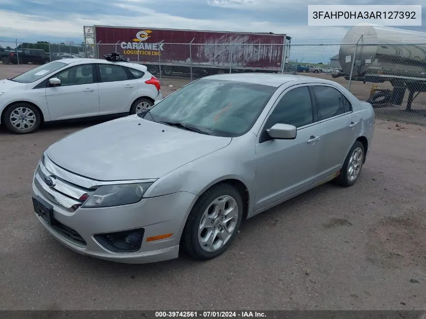 2010 Ford Fusion Se VIN: 3FAHP0HA3AR127392 Lot: 39742561