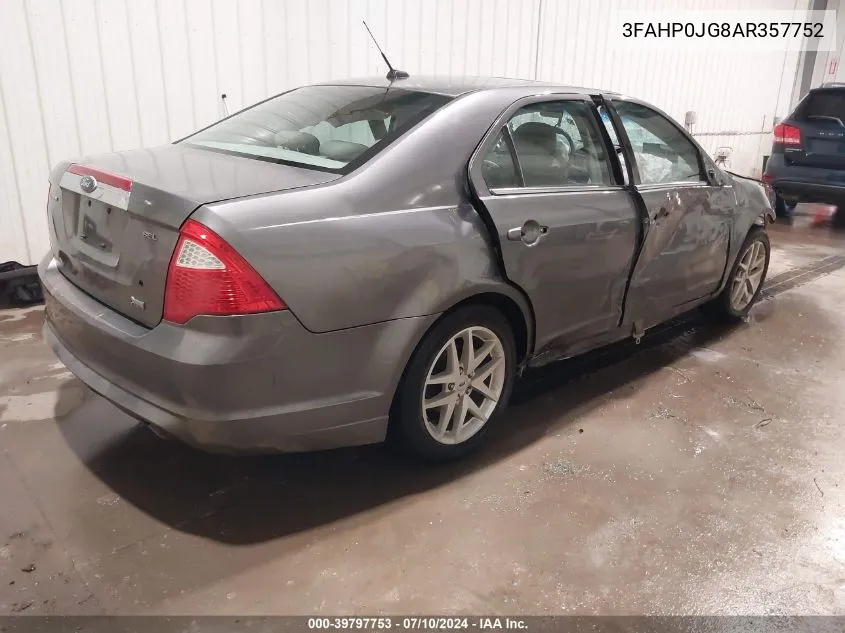 3FAHP0JG8AR357752 2010 Ford Fusion Sel