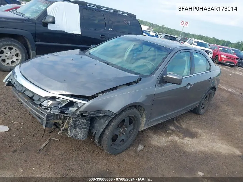 3FAHP0HA3AR173014 2010 Ford Fusion Se