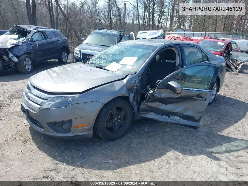 2010 Ford Fusion Se VIN: 3FAHP0HG7AR246129 Lot: 39819029