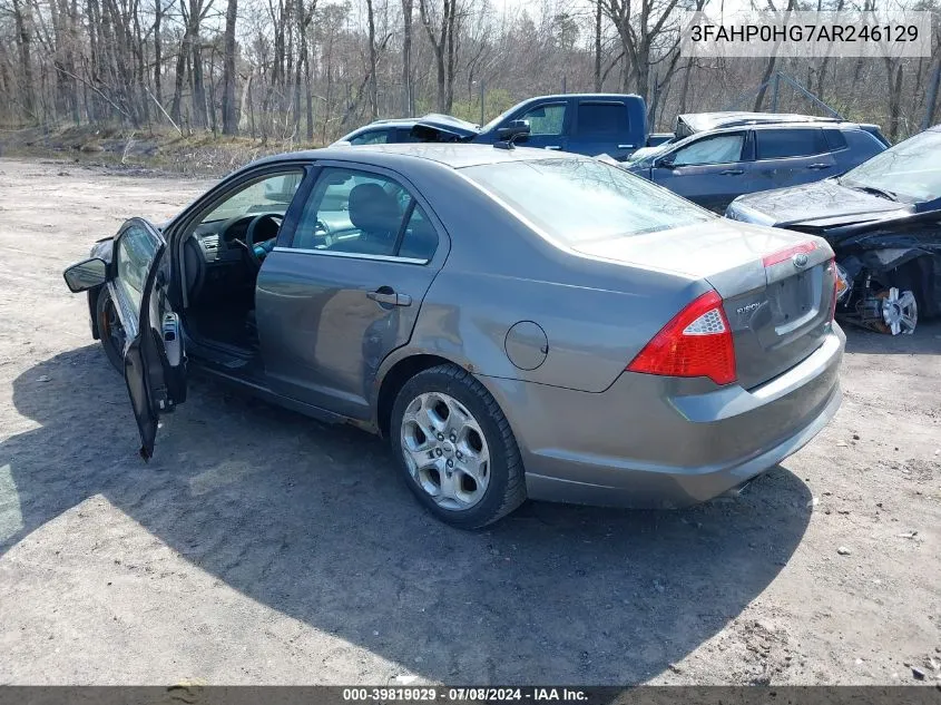 2010 Ford Fusion Se VIN: 3FAHP0HG7AR246129 Lot: 39819029