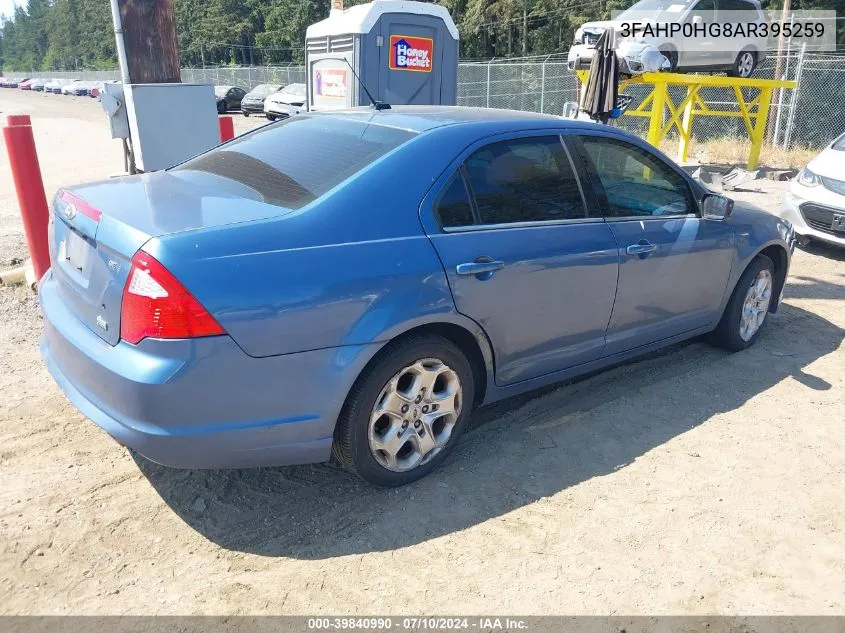 3FAHP0HG8AR395259 2010 Ford Fusion Se