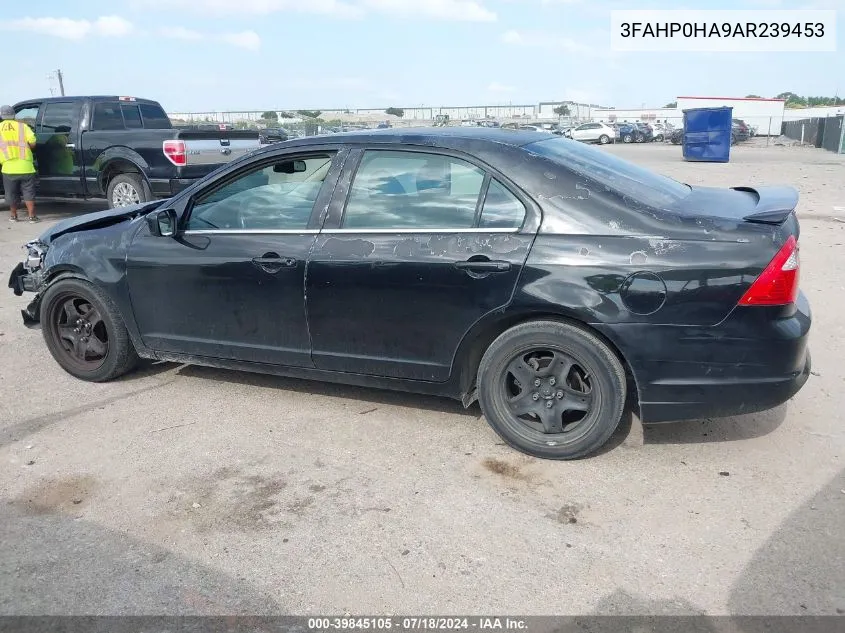 2010 Ford Fusion Se VIN: 3FAHP0HA9AR239453 Lot: 39845105