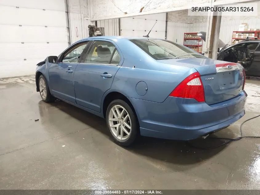 3FAHP0JG5AR315264 2010 Ford Fusion Sel