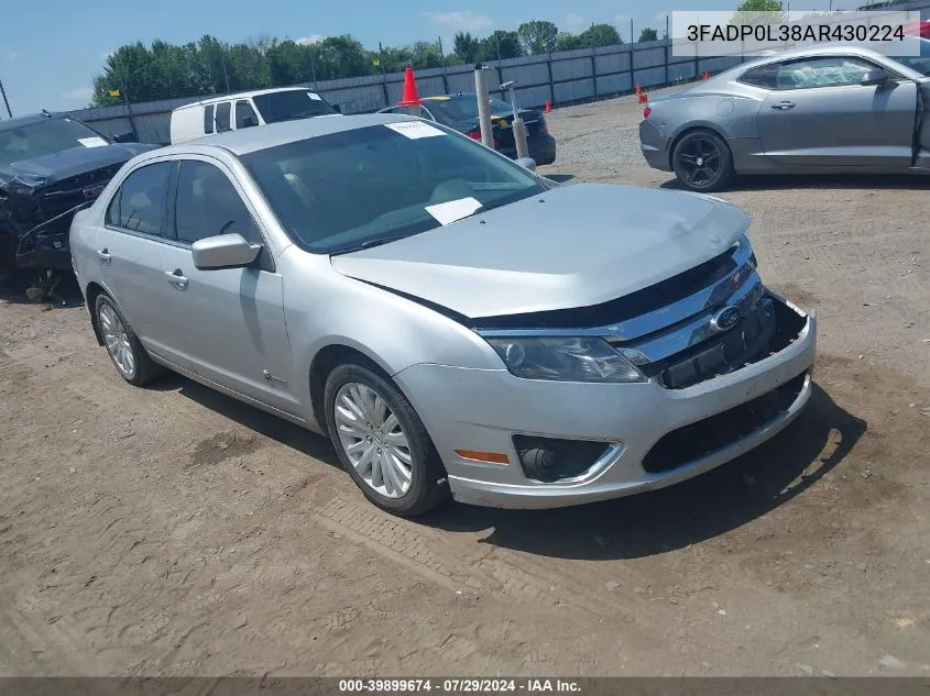 2010 Ford Fusion Hybrid VIN: 3FADP0L38AR430224 Lot: 39899674