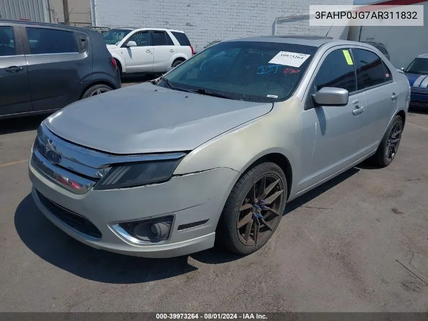 2010 Ford Fusion Sel VIN: 3FAHP0JG7AR311832 Lot: 39973264