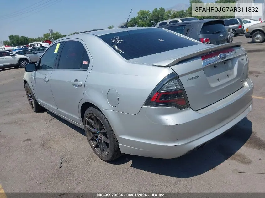 2010 Ford Fusion Sel VIN: 3FAHP0JG7AR311832 Lot: 39973264