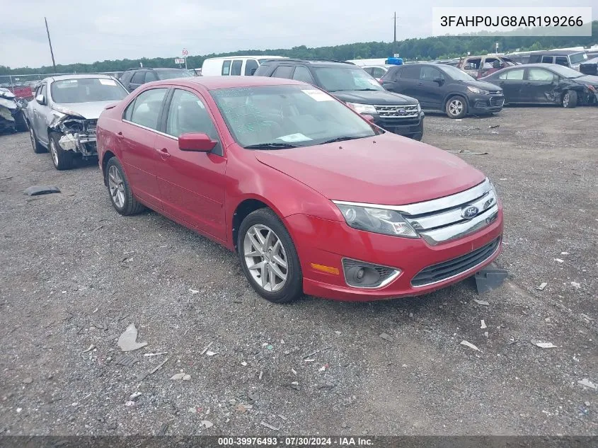 2010 Ford Fusion Sel VIN: 3FAHP0JG8AR199266 Lot: 39976493