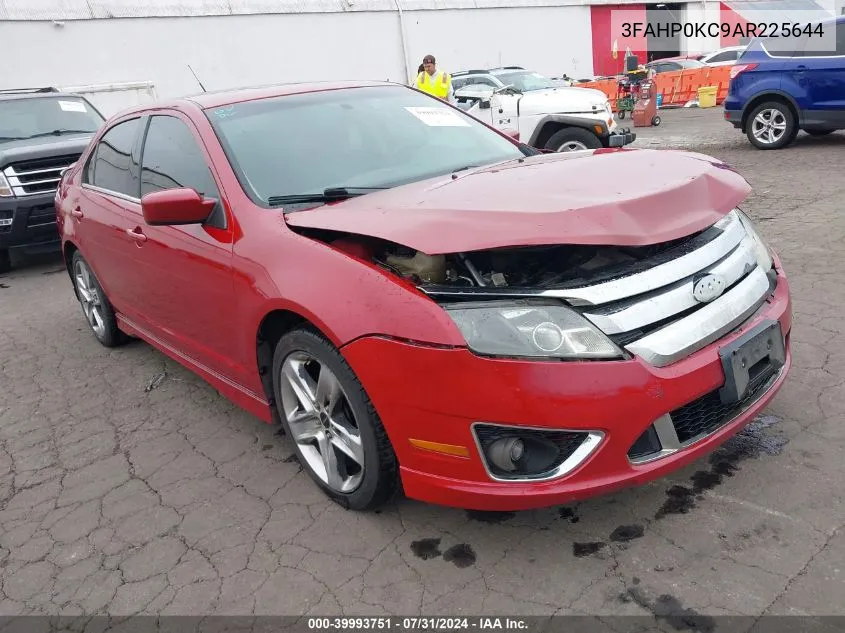 2010 Ford Fusion Sport VIN: 3FAHP0KC9AR225644 Lot: 39993751