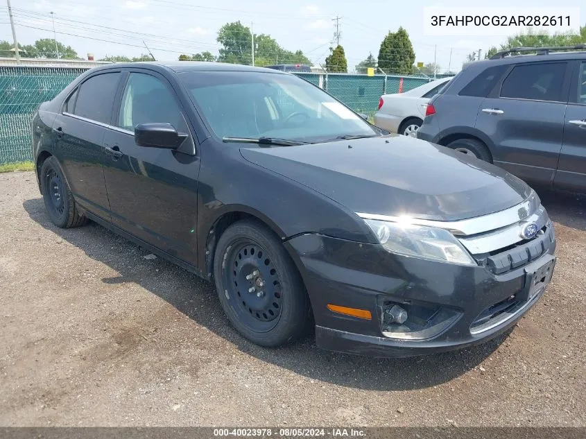 2010 Ford Fusion Sel VIN: 3FAHP0CG2AR282611 Lot: 40023978