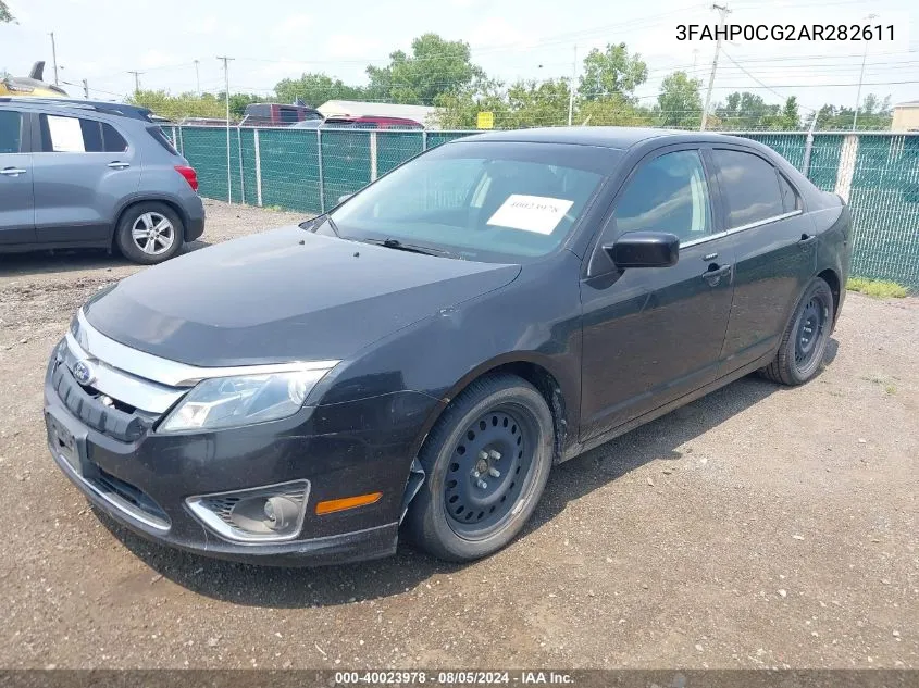 2010 Ford Fusion Sel VIN: 3FAHP0CG2AR282611 Lot: 40023978