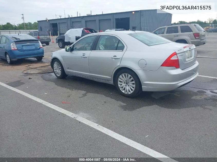 3FADP0L36AR415575 2010 Ford Fusion Hybrid