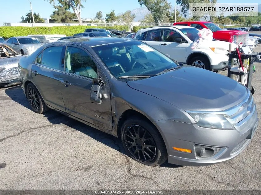 2010 Ford Fusion Hybrid VIN: 3FADP0L32AR188577 Lot: 40137425