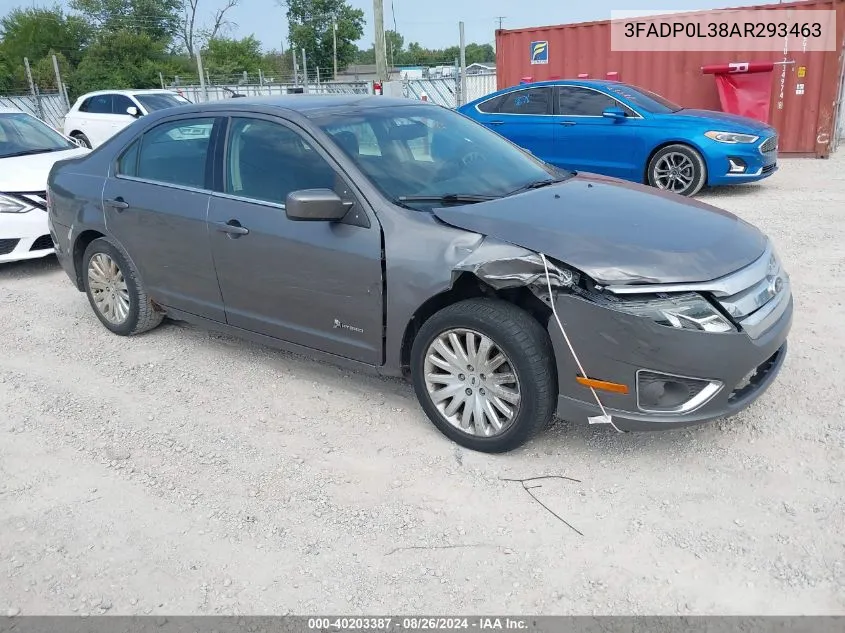 2010 Ford Fusion Hybrid VIN: 3FADP0L38AR293463 Lot: 40203387