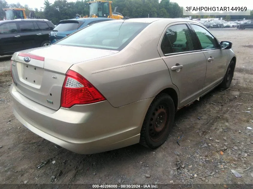 2010 Ford Fusion Se VIN: 3FAHP0HG1AR144969 Lot: 40206000