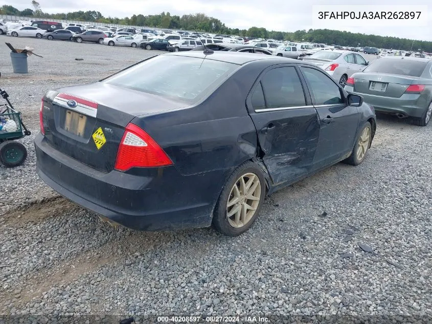 2010 Ford Fusion Sel VIN: 3FAHP0JA3AR262897 Lot: 40208597