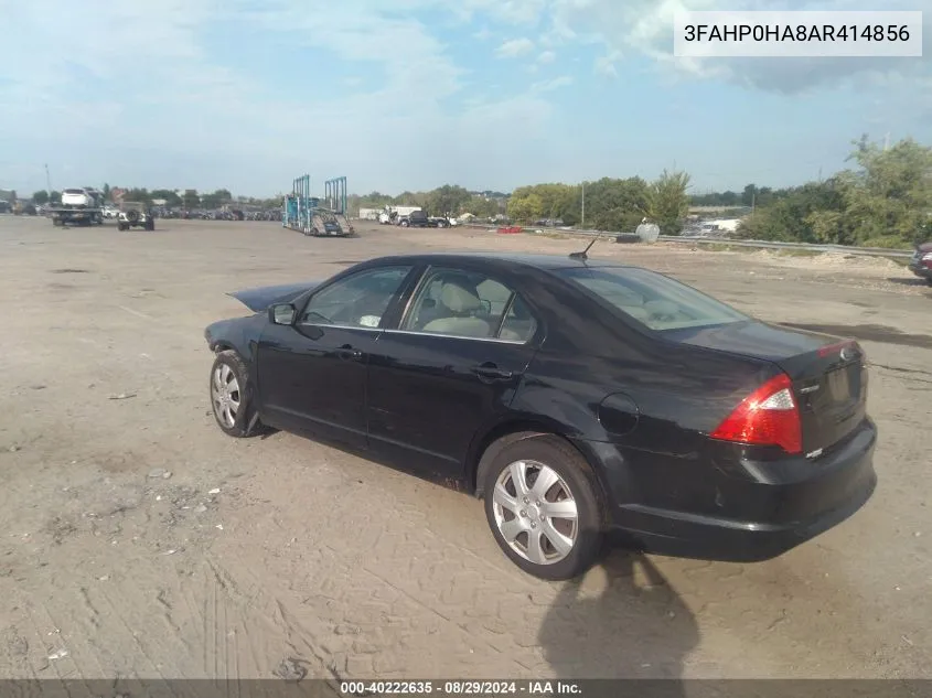 3FAHP0HA8AR414856 2010 Ford Fusion Se